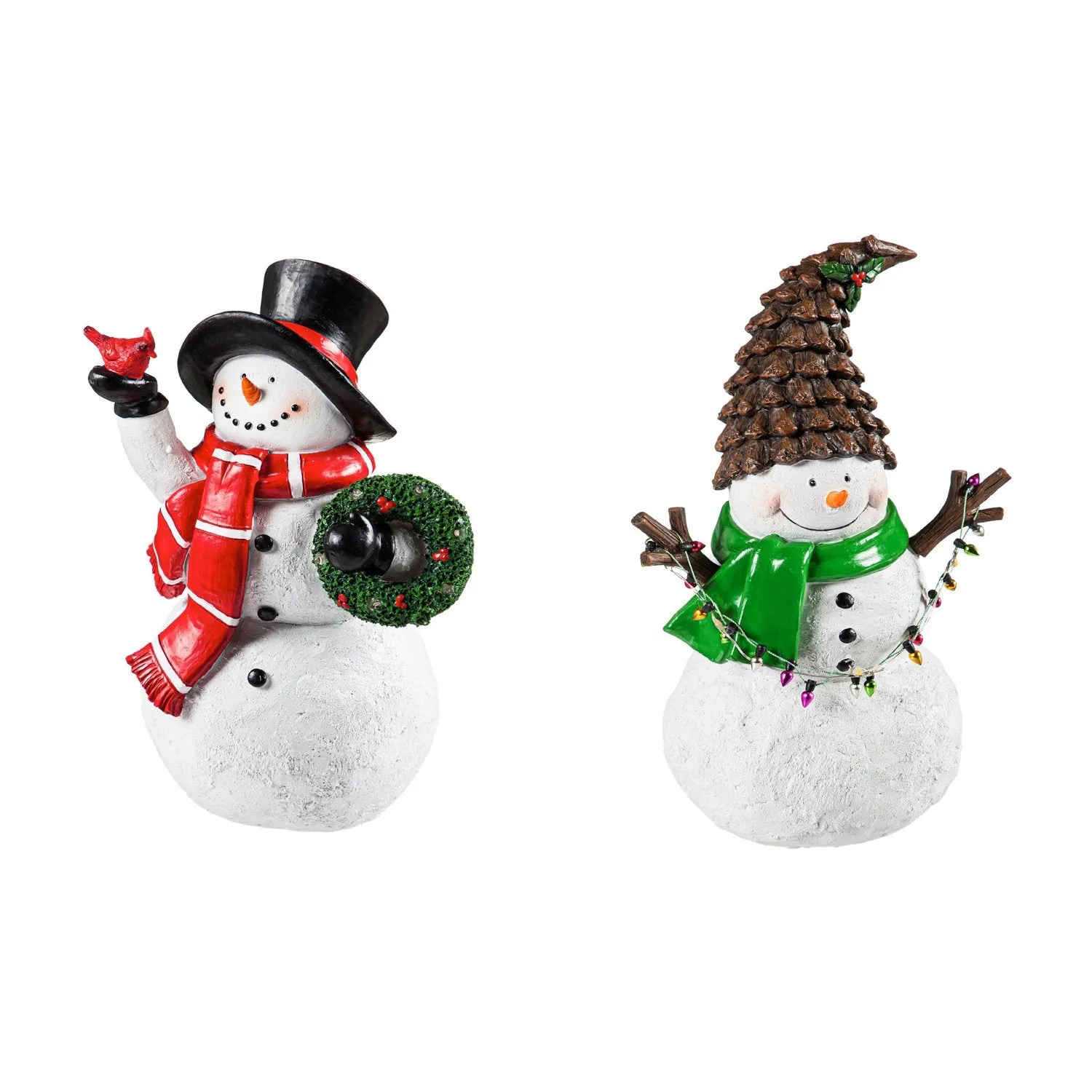 10"H LED Battery Operated Holiday Snowman, 2 ASST.,2la1741
