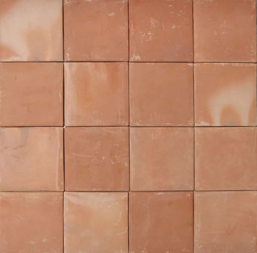 16x16 Unsealed Spanish Mission Red - Floor Tile