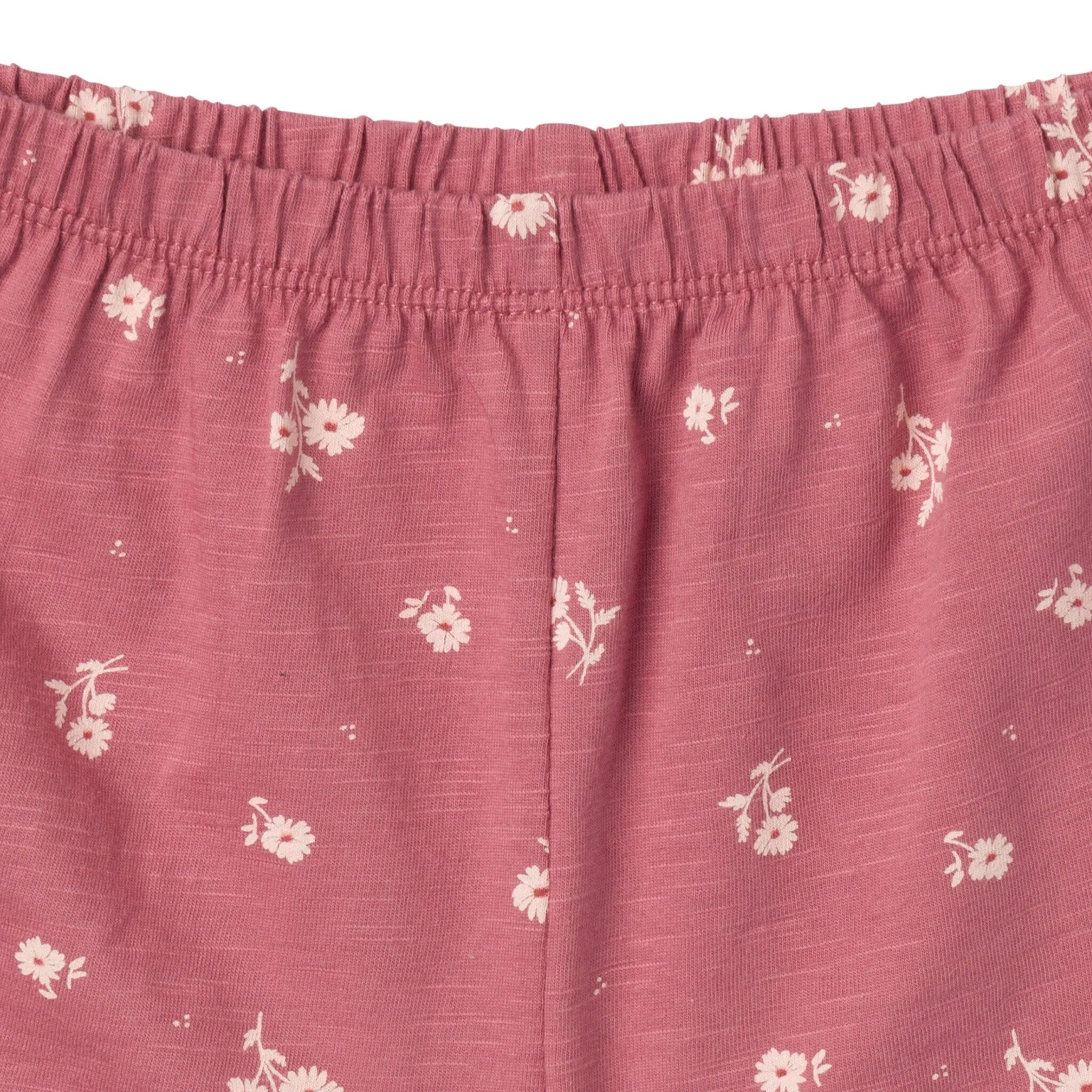 2-Piece Infant & Toddler Girls Rose Bouquet Ruffle Top and Shorts Set
