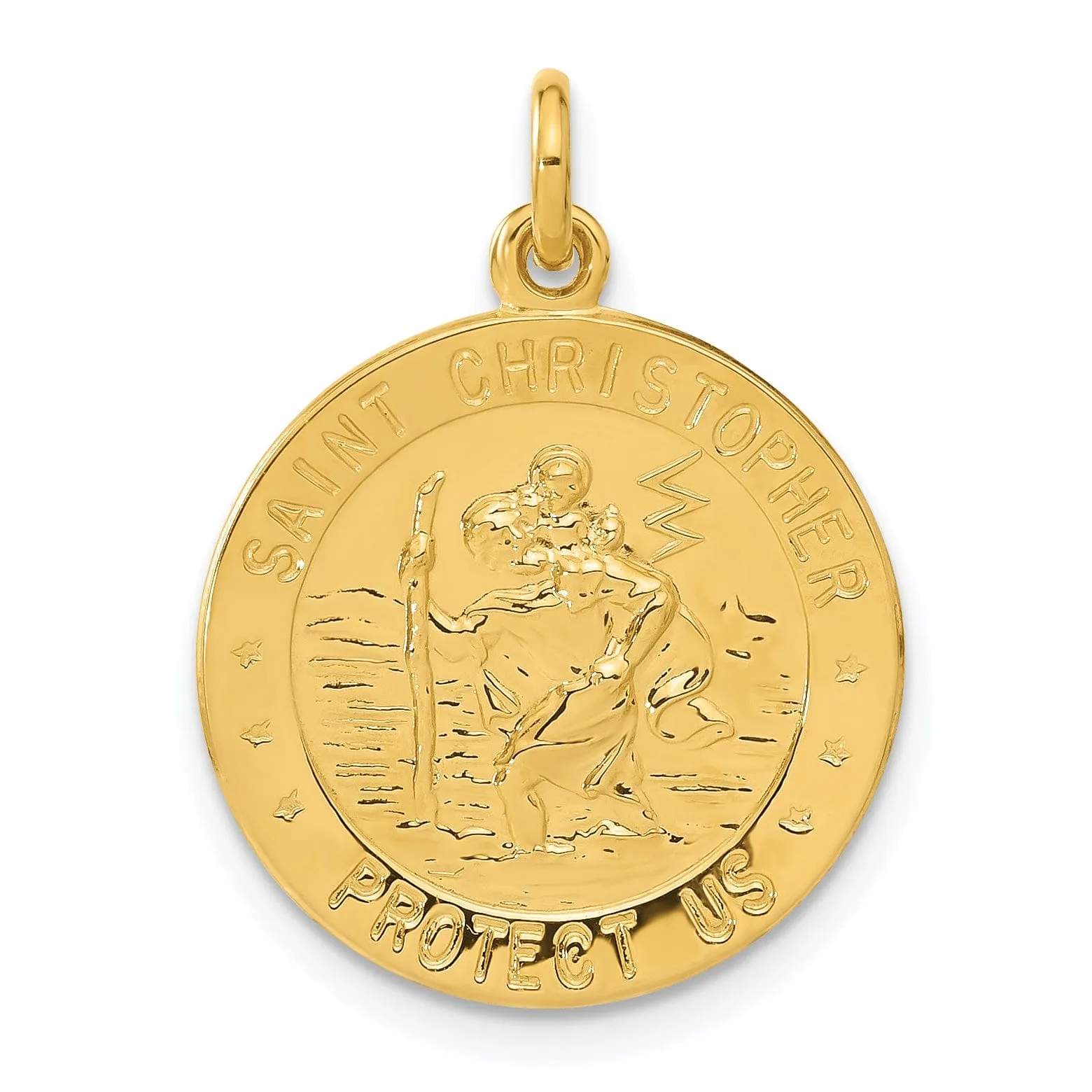 24 Gold-plated St Christopher Basketball Medal