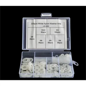 330pc Metric Nylon Washer Grab Kit Assortment