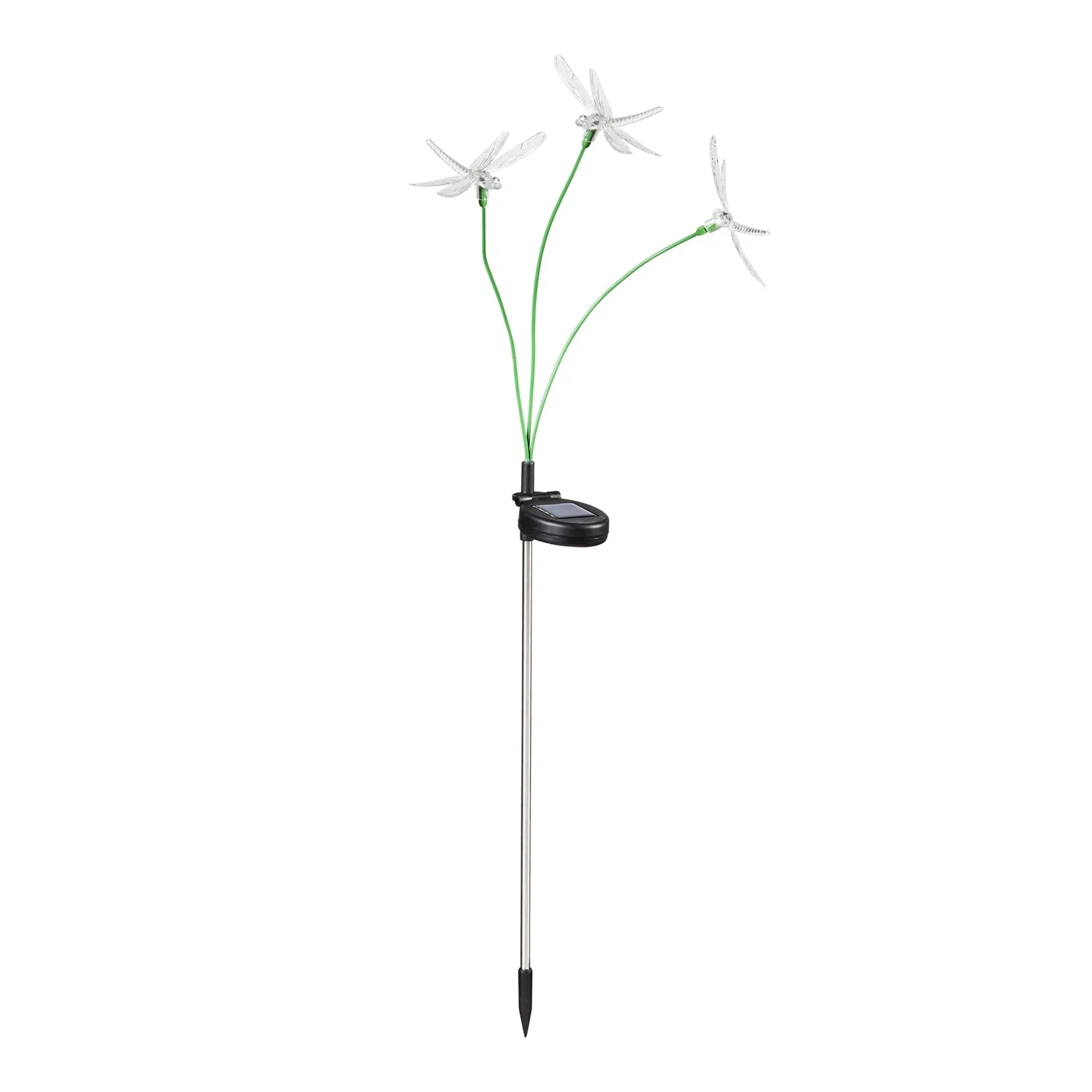 35" 3 Flex-Branch Solar Stake, Hummingbird, Butterfly, and Dragonfly, 3 ASST,2sp5314