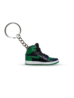 3D Air Jordan 1 Retro High OG 'Pine Green 2.0' Keychain