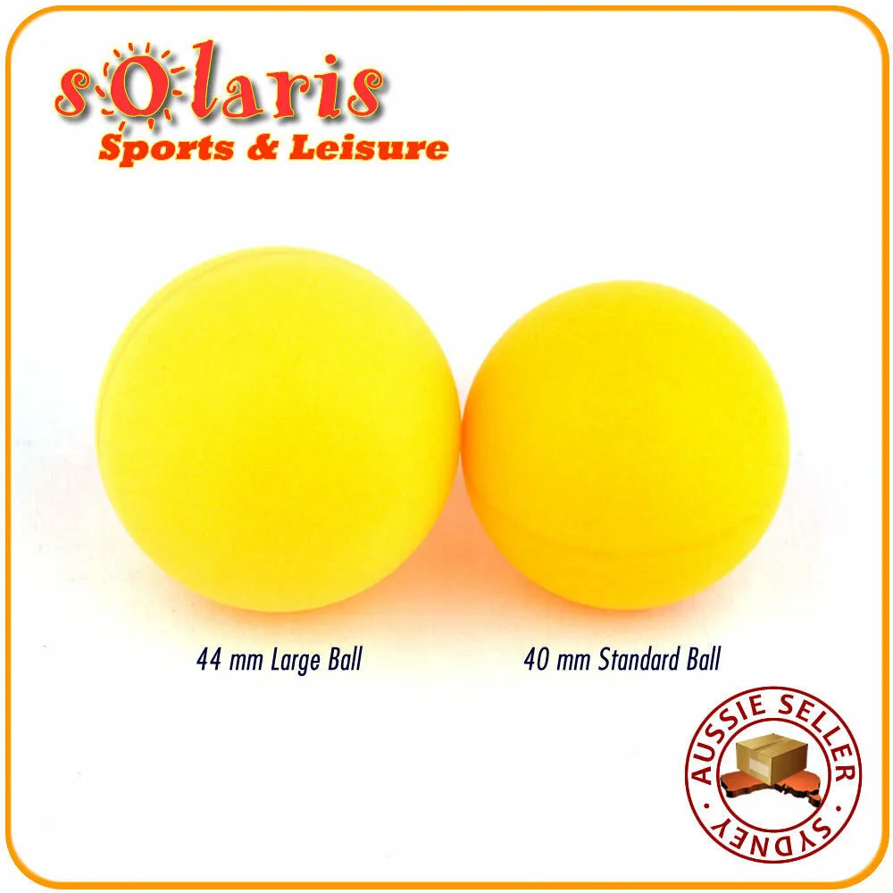 44mm Large Table Tennis Balls Training Ping Pong 4x White   4x Orange
