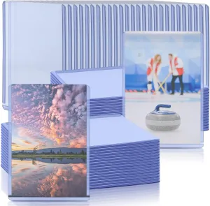 4"x6"Hard Plastic Card Sleeves: 50-PackWaterproof Postcard&TradingCardProtectors