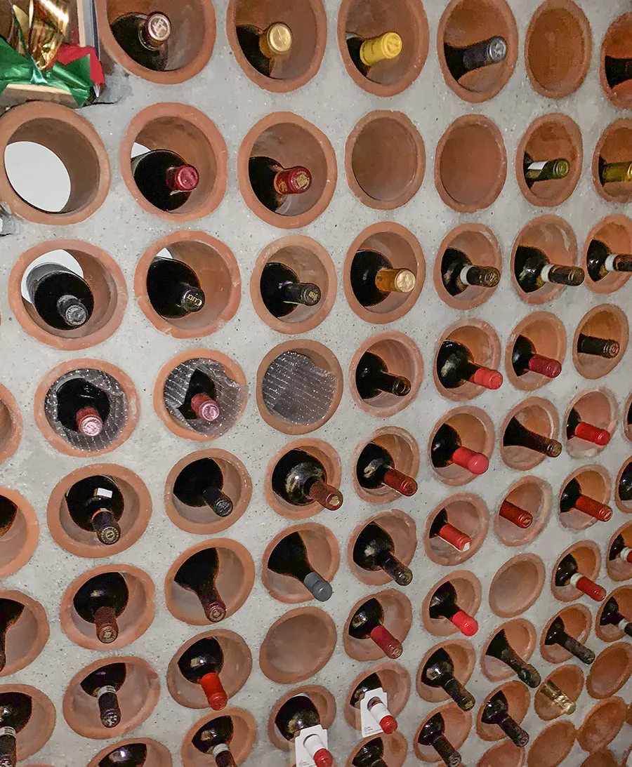 5.625 x 11.875 Wine Rack - Spanish Mission Red