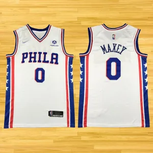 76ers - Tyrese Maxey  - 24/25 Jersey - White