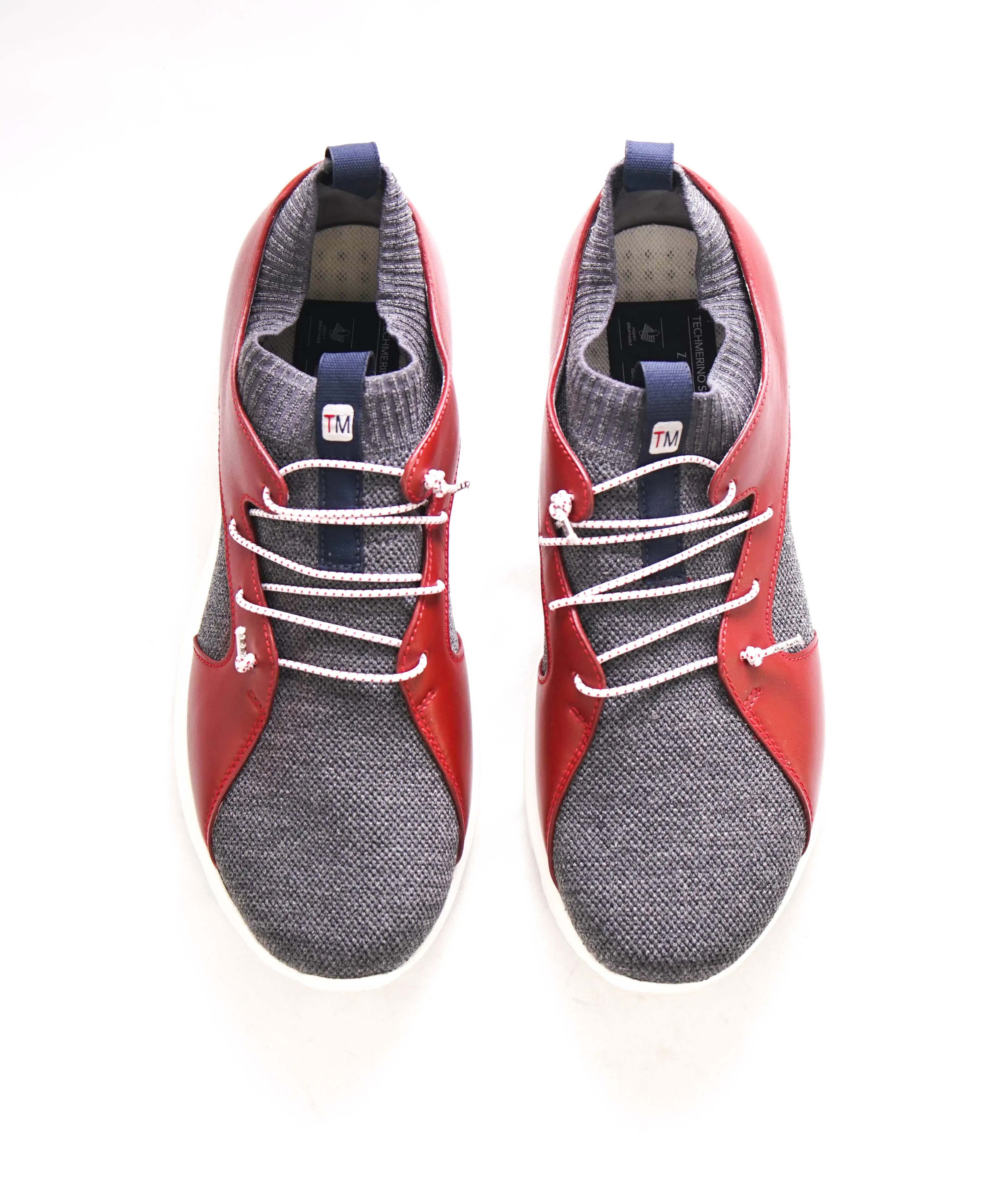 $790 Z ZEGNA - TECNMERINO SOCK LACE UP / Slip On Sneakers - 10 US (43 EU)