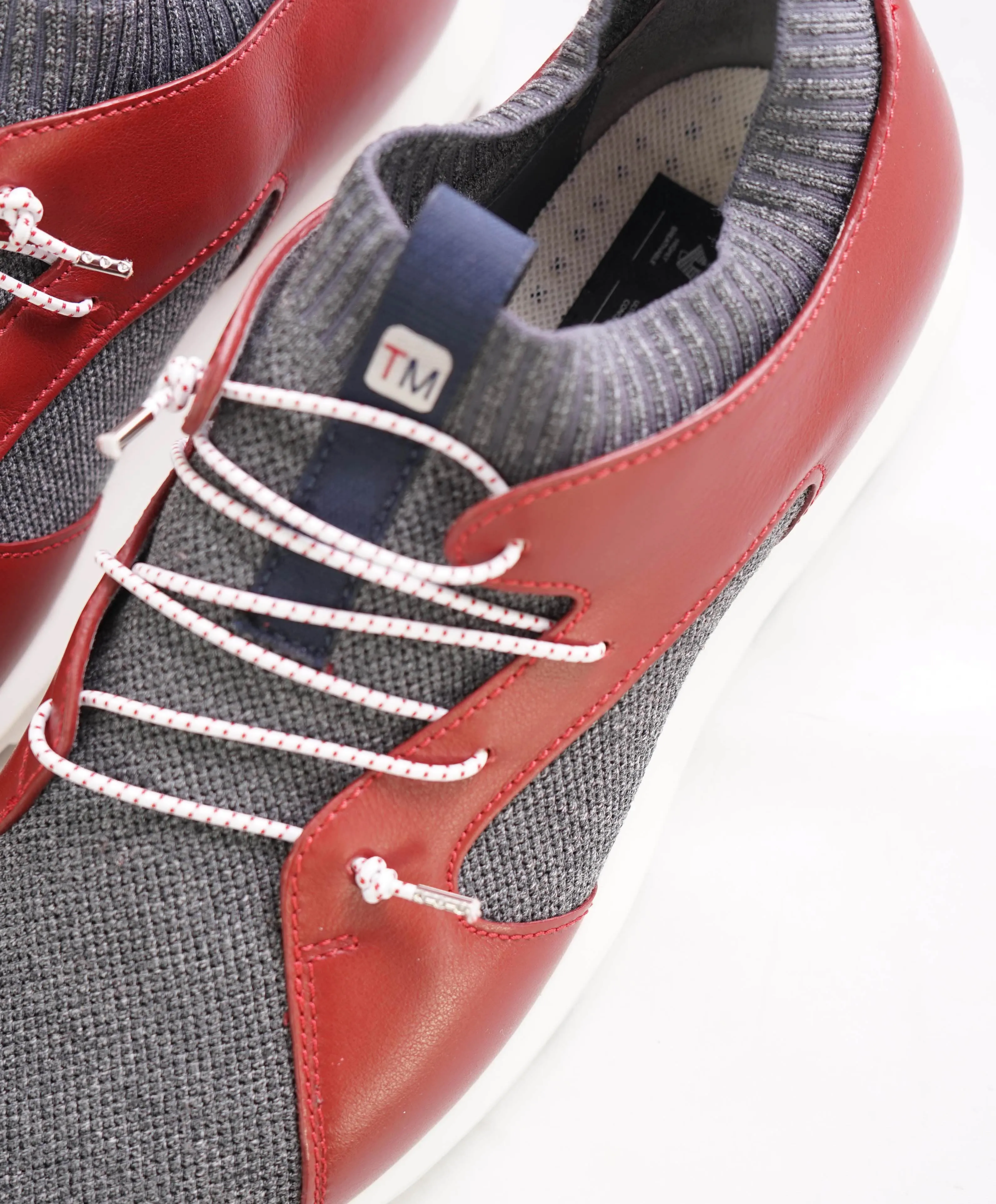 $790 Z ZEGNA - TECNMERINO SOCK LACE UP / Slip On Sneakers - 10 US (43 EU)