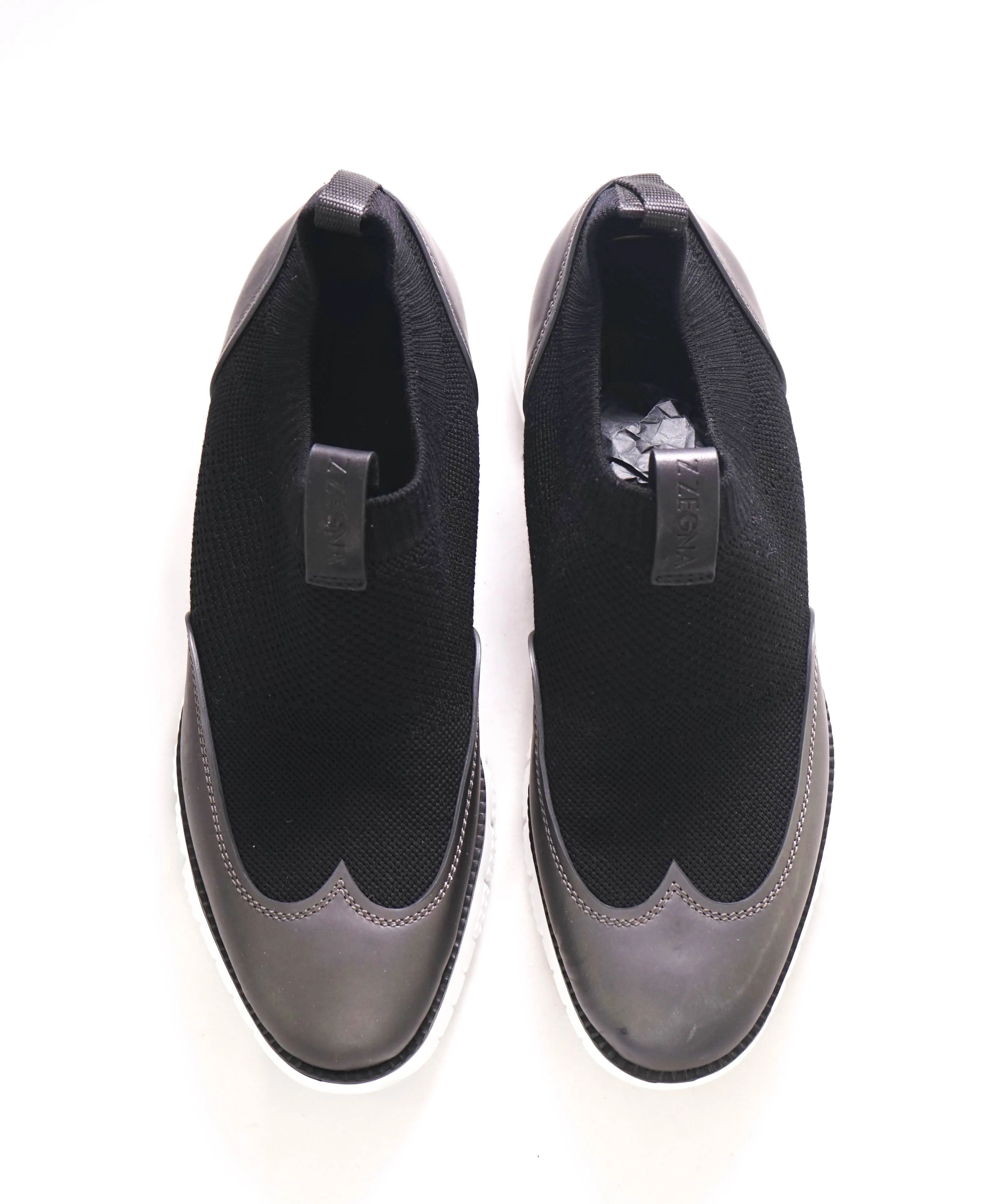 $790 Z ZEGNA - TECNMERINO SOCK Slip-On Sneakers - 9 US (42 EU)