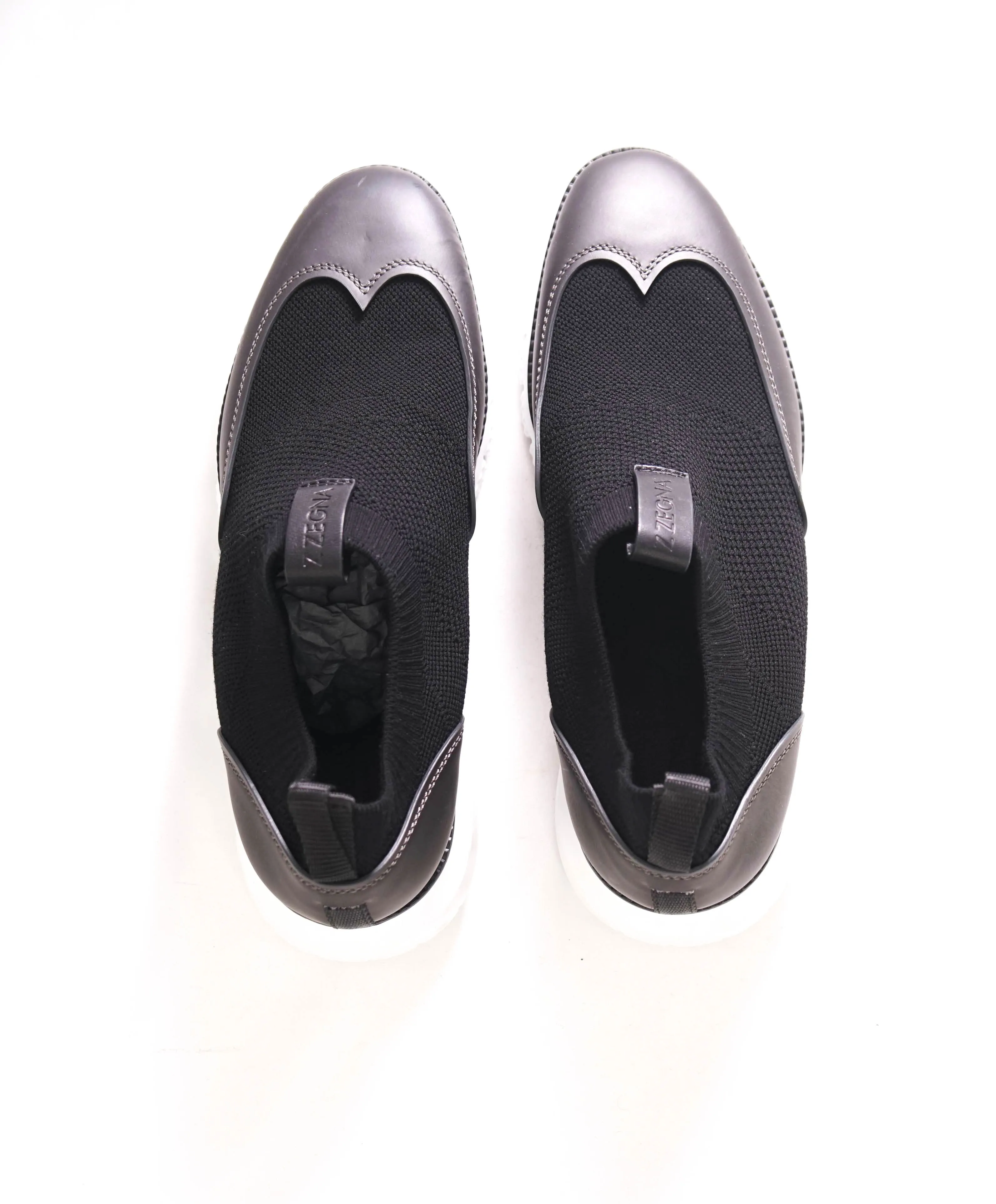 $790 Z ZEGNA - TECNMERINO SOCK Slip-On Sneakers - 9 US (42 EU)