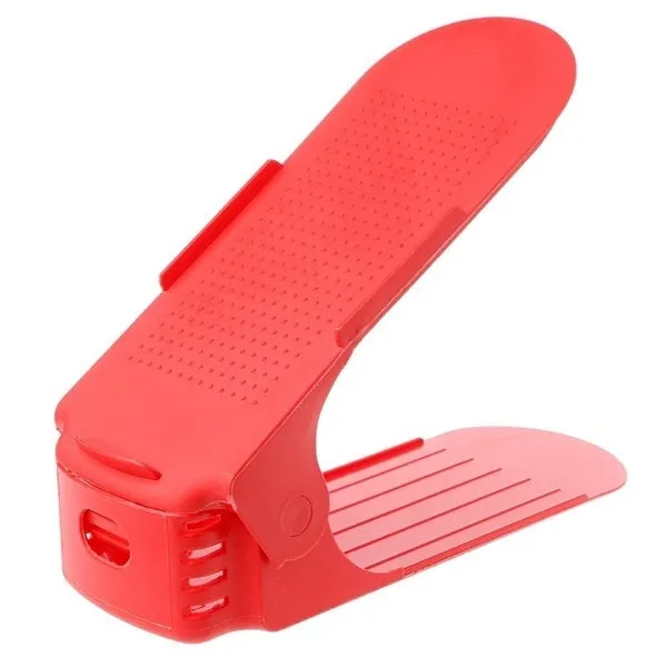8 Colors Adjustable Plastic Shoes Rack Durable Space Saving Storage Rack
