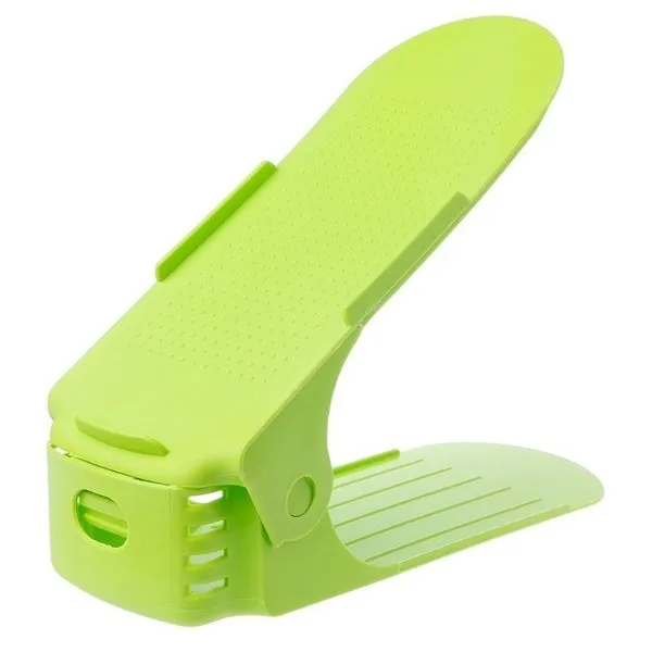 8 Colors Adjustable Plastic Shoes Rack Durable Space Saving Storage Rack