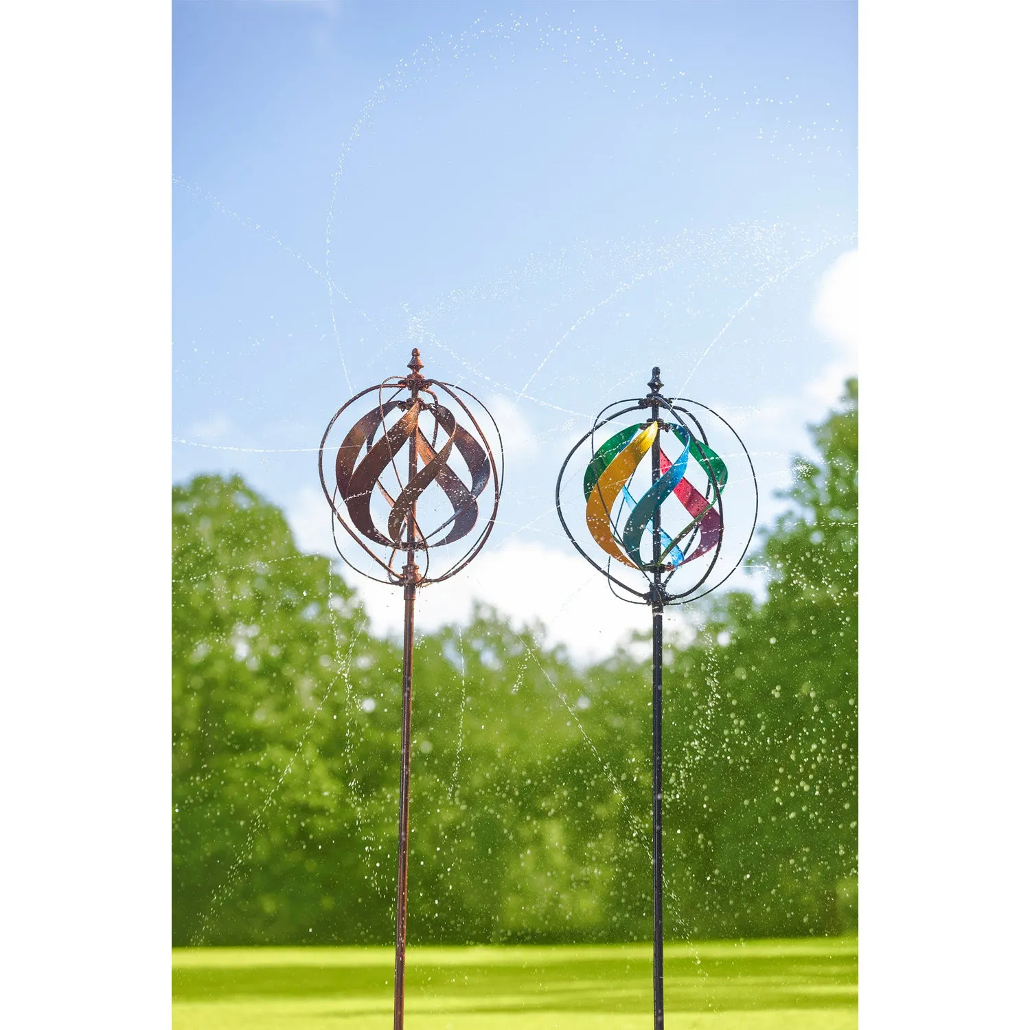 89" Multi-Colored Hydro Spinner,47m1199
