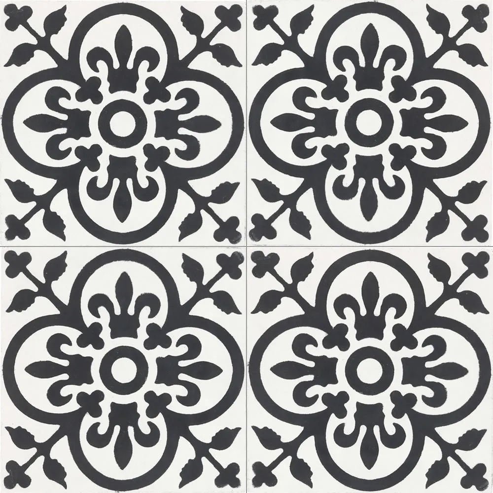 8x8 Collblanc 1 - Barcelona Cement Decorative Floor Tile