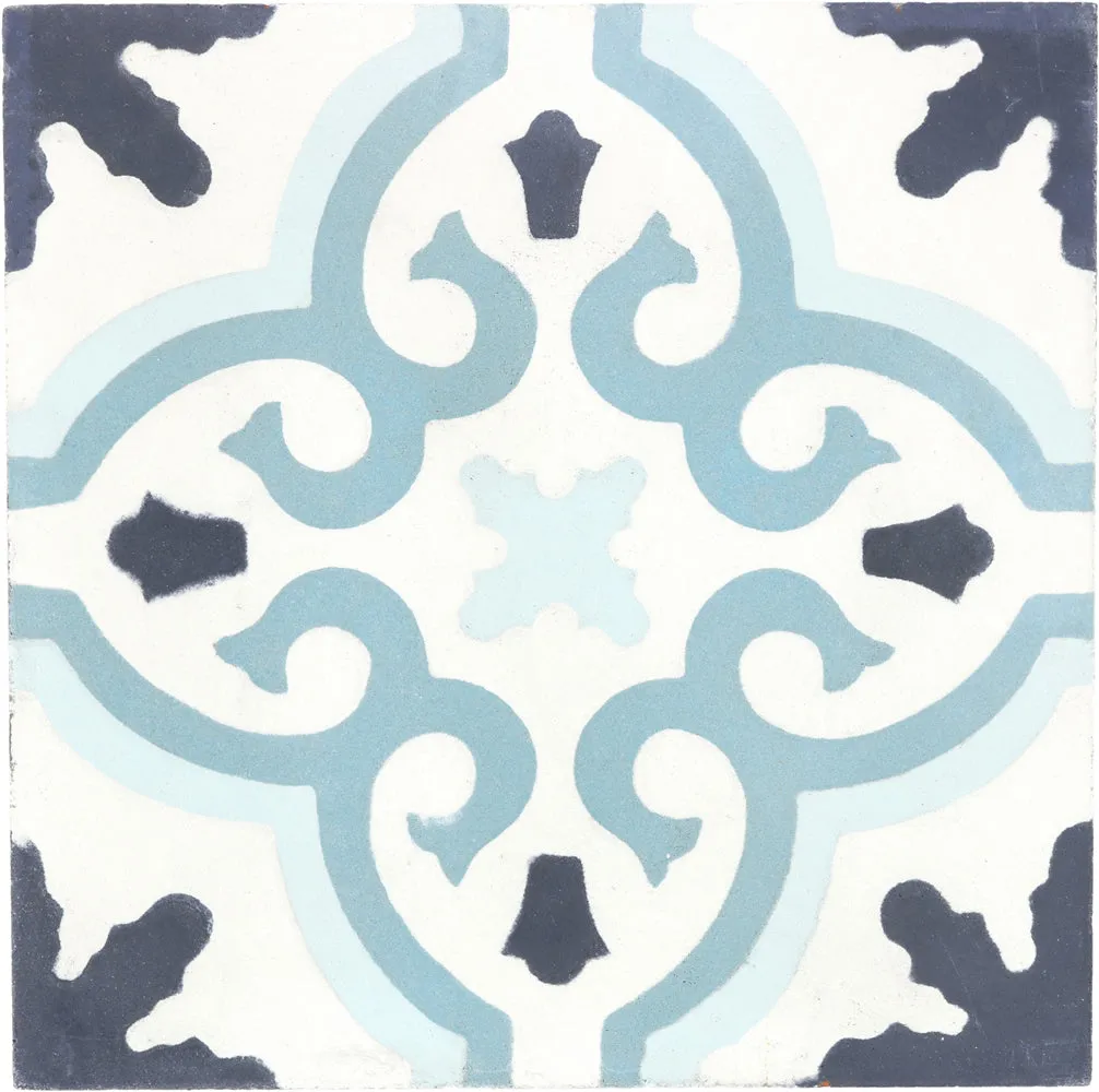 8x8 Saragossa - Barcelona Cement Decorative Floor Tile
