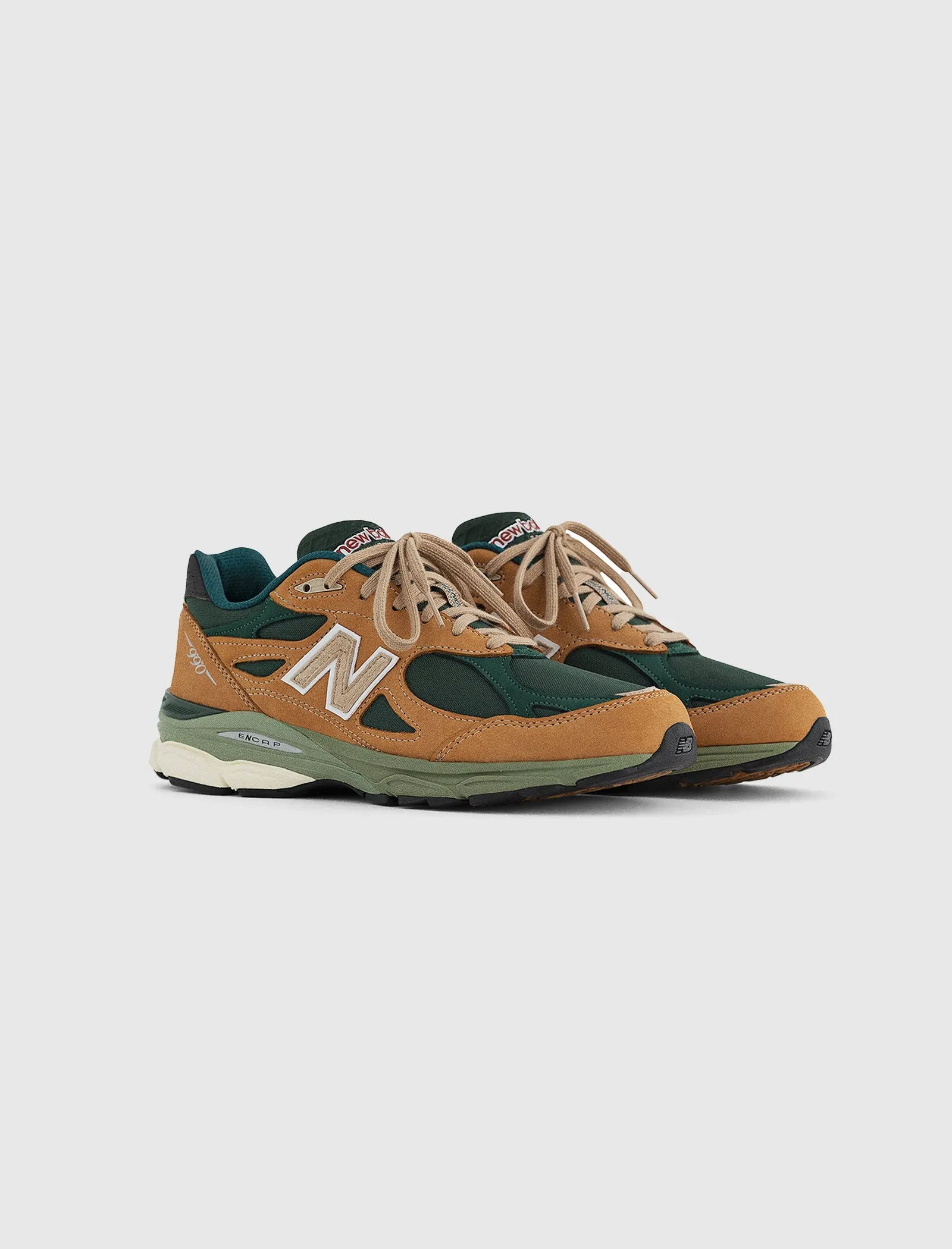 990 V3 MADE IN USA "TAN/GREEN"