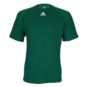Adidas Climalite Short Sleeve Tee 2996, Dark Green Heather