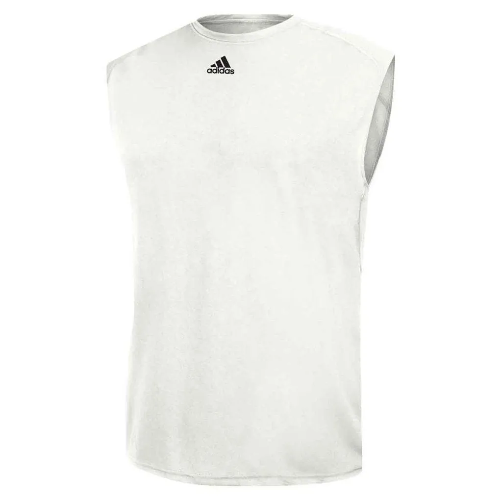 Adidas Climalite Sleeveless Tee 2817, White