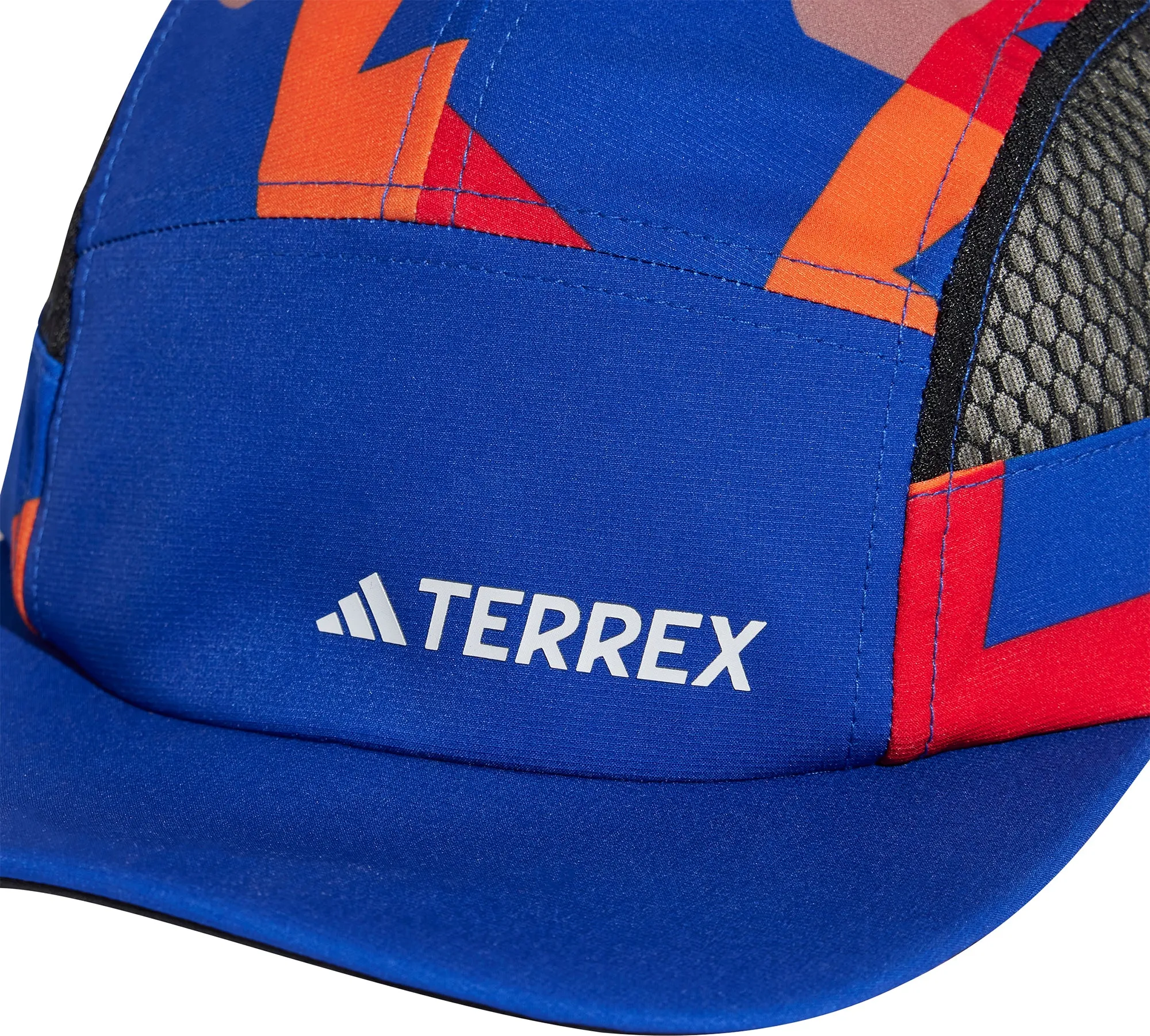 adidas Terrex ClimaCool 5 Panel Graphic Running Cap - Blue