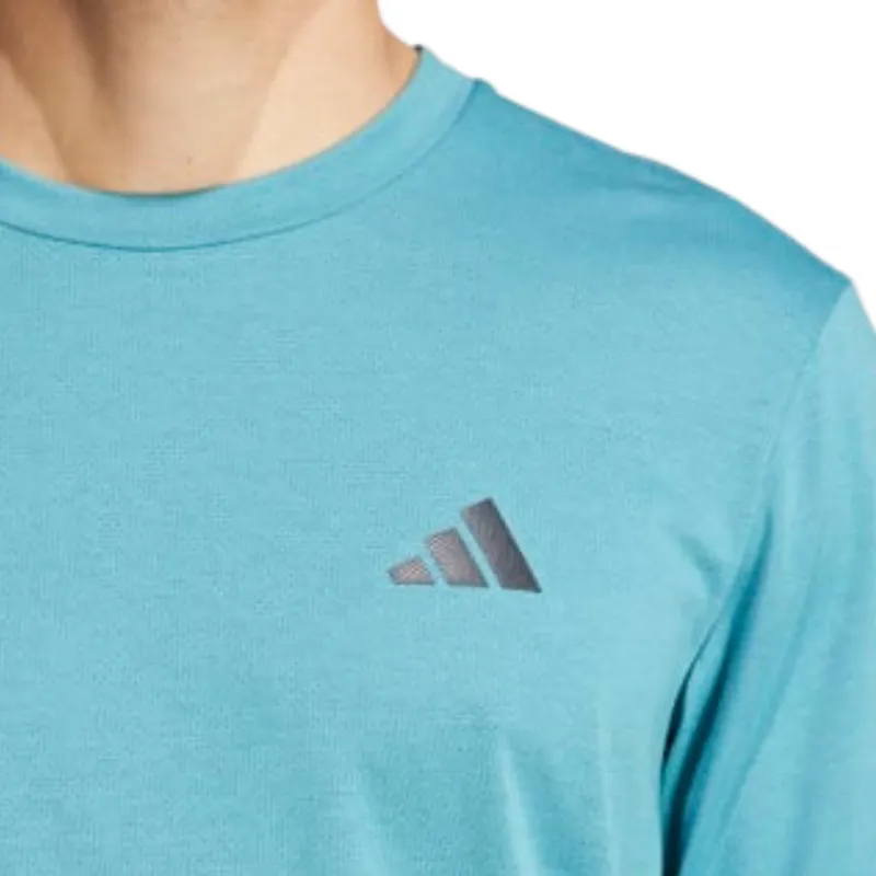 Adidas Train Essentials Comfort Training Men Tennis Tee - Arctic Fusion / Black