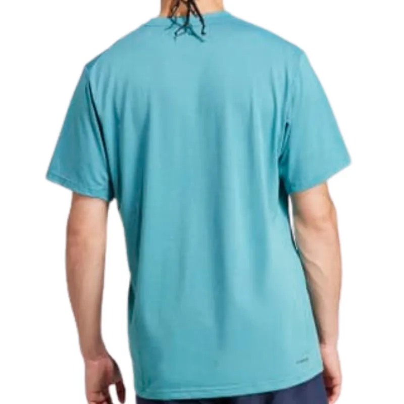 Adidas Train Essentials Comfort Training Men Tennis Tee - Arctic Fusion / Black