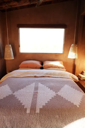 Adobe (Sandstone) XL // Handwoven Blanket
