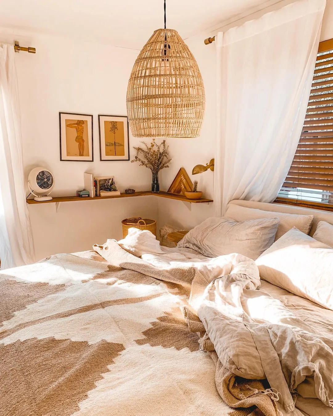 Adobe (Sandstone) XL // Handwoven Blanket