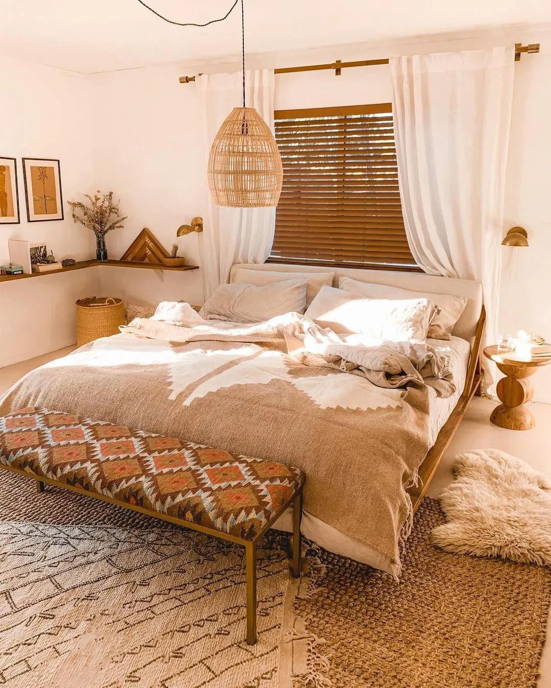 Adobe (Sandstone) XL // Handwoven Blanket