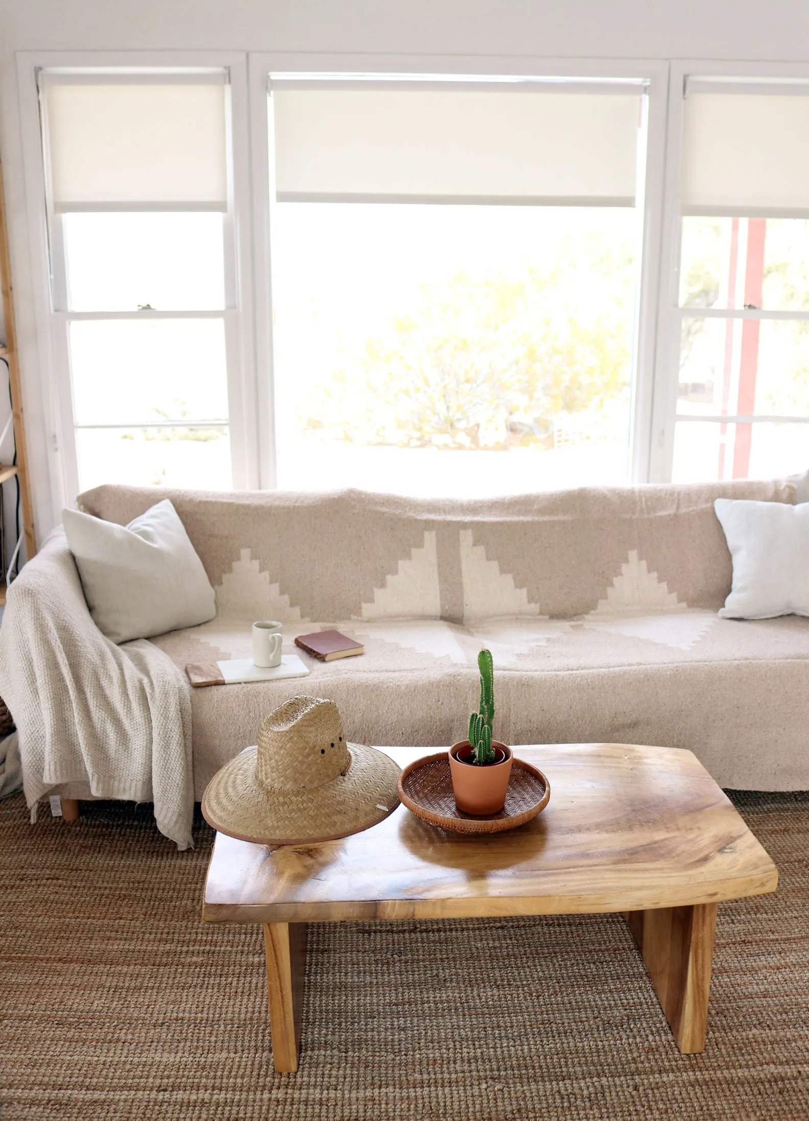 Adobe (Sandstone) XL // Handwoven Blanket