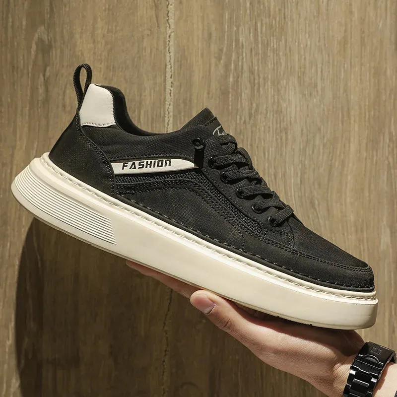ADVBRIDGE  -  Man Shoe Flat Lightweight Summer Casual Shoes for Men Canvas Low Price Sneakers Elegant Work Comfortable Leisure Footwear Offer