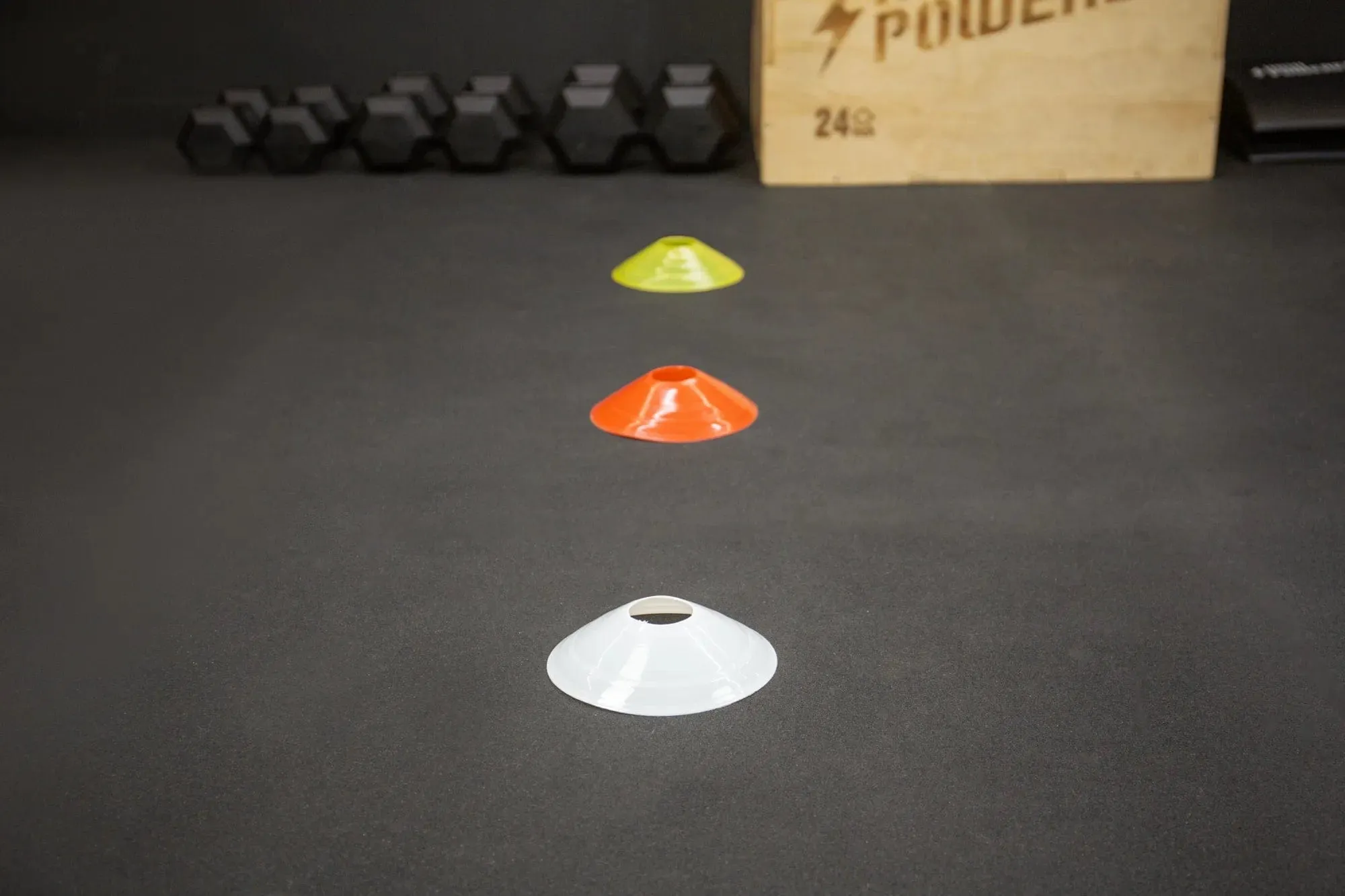 Agility Cones (50 Pack mit Ständer)
