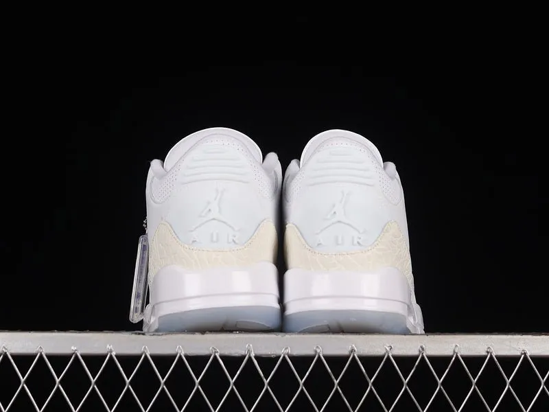 AIR JORDAN 3 RETRO PURE MONEY WHITE/WHITE-WHITE