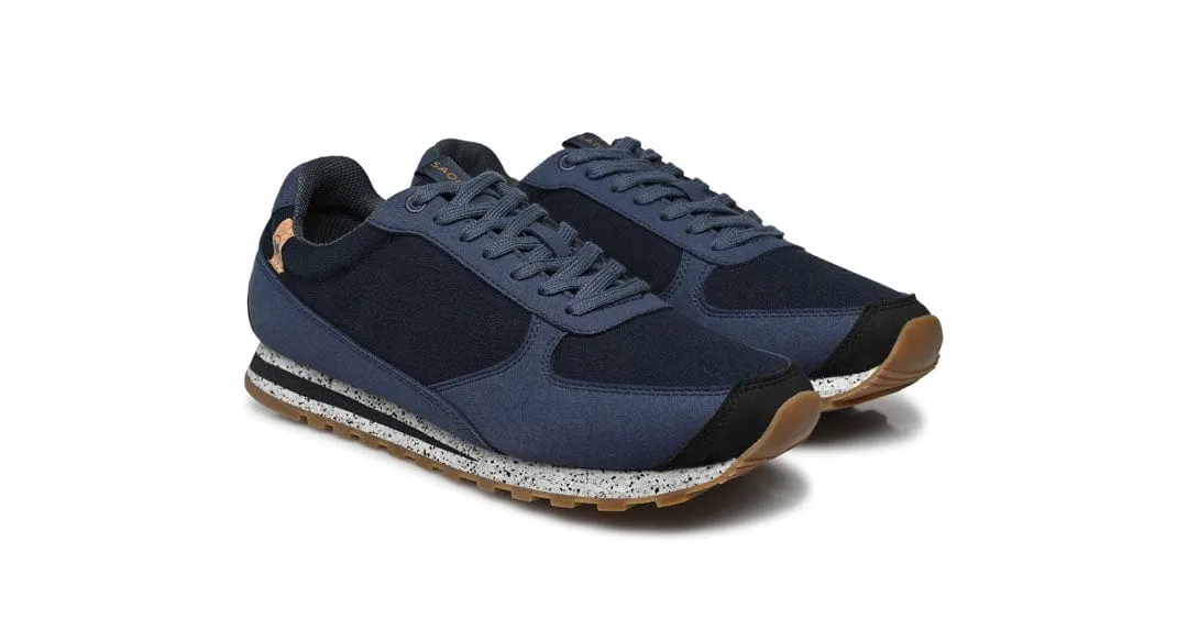 Alta Vibram Men's Organic Cotton Canvas Sneakers | Navy