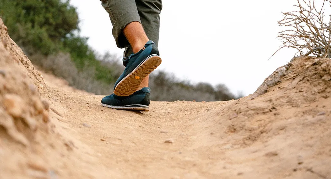 Alta Vibram Men's Organic Cotton Canvas Sneakers | Navy