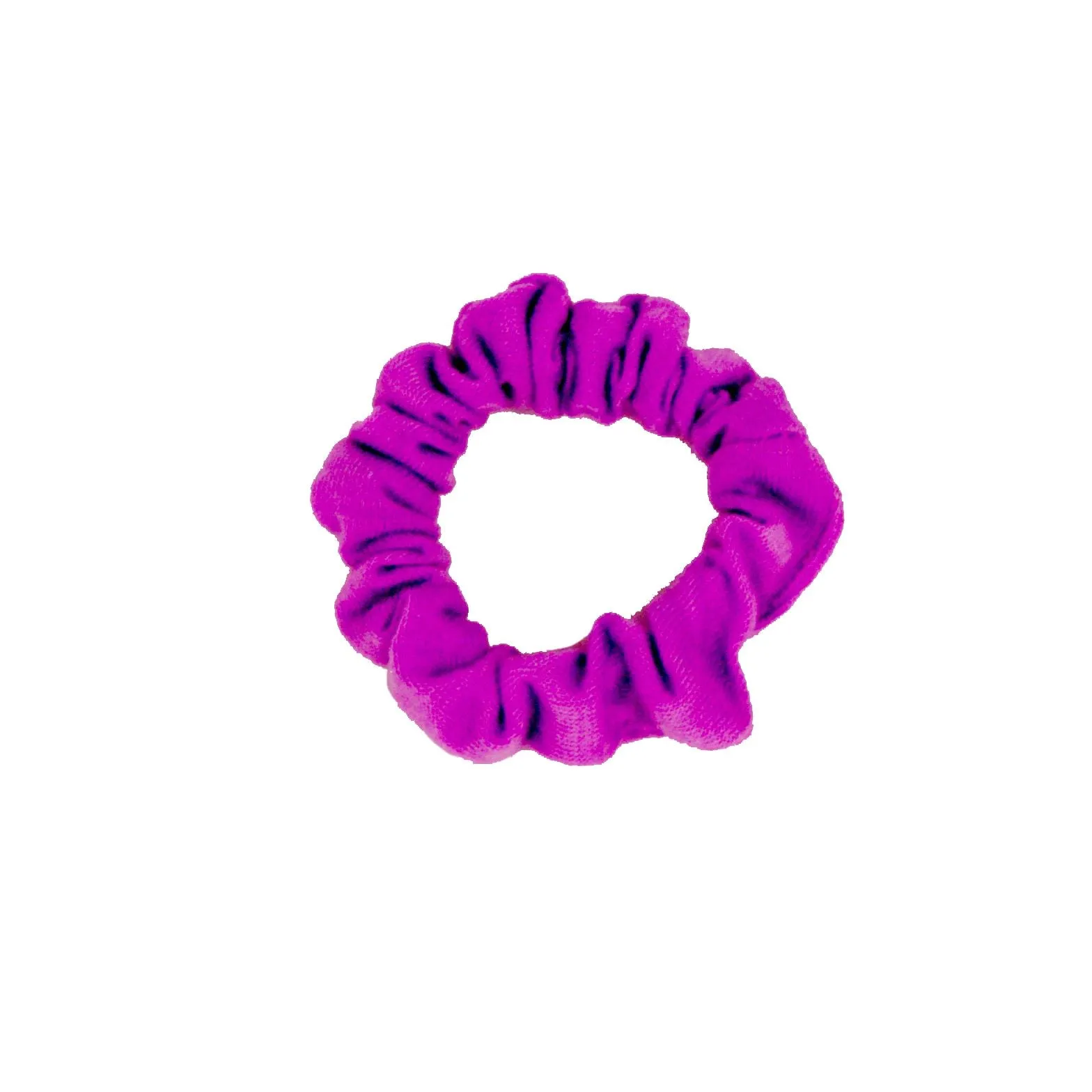 Amelia Beauty, Medium Purple Jersey Scrunchies, 2.5in Diameter, Gentle on Hair, Strong Hold, No Snag, No Dents or Creases. 10 Pack