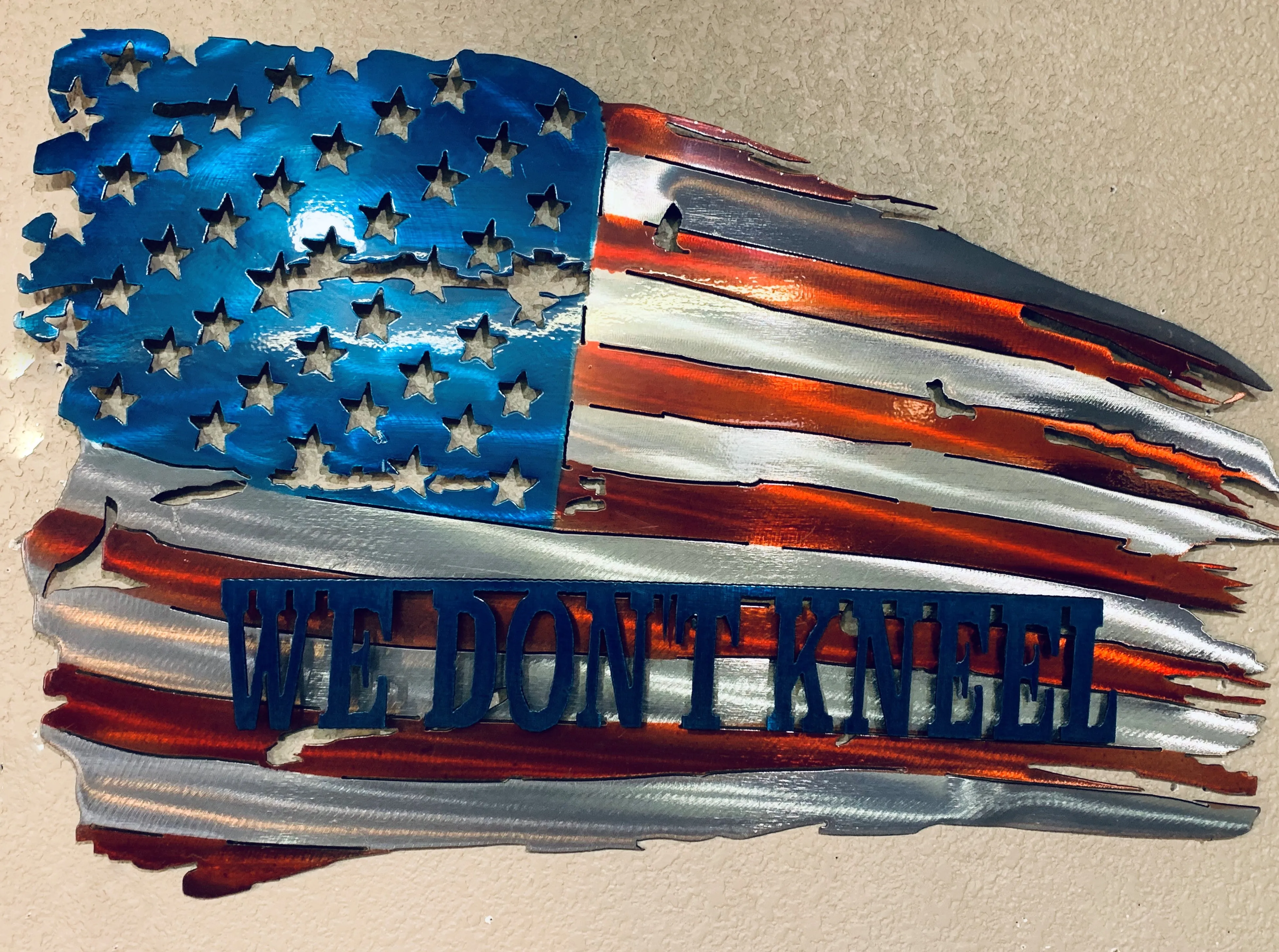 American Flag with additions
