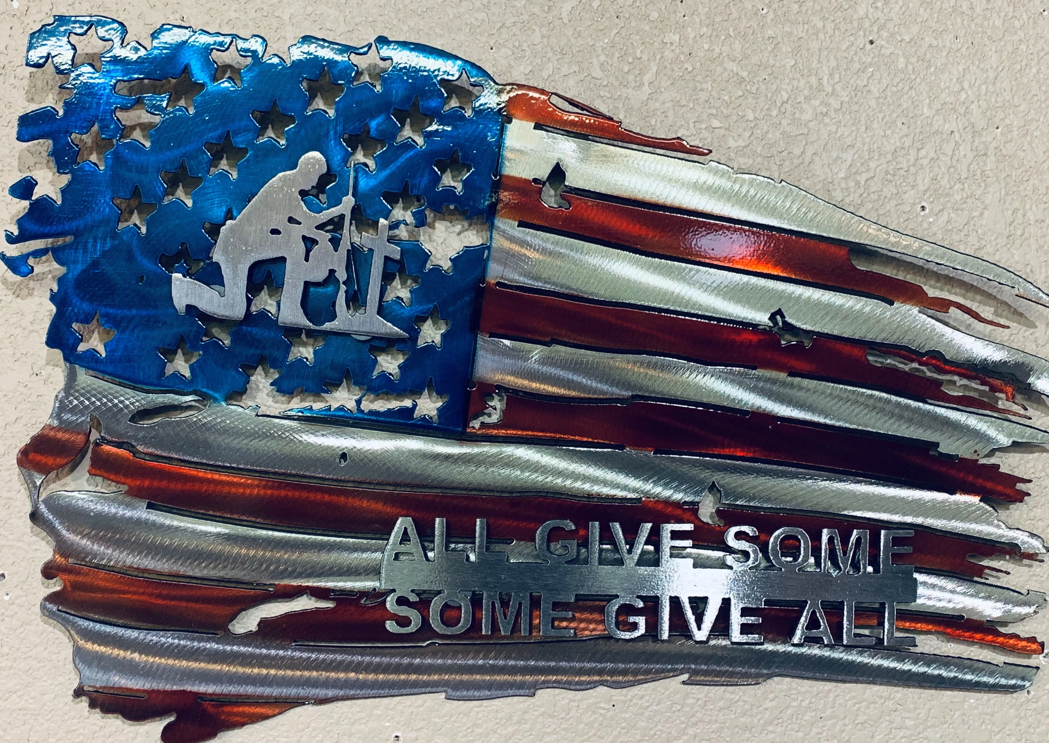 American Flag with additions