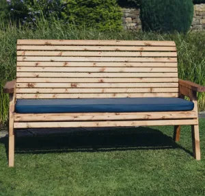 Amesbury Navy Waterproof 2 x 3 Seat Cushions by Churnet Valley - N3C-2