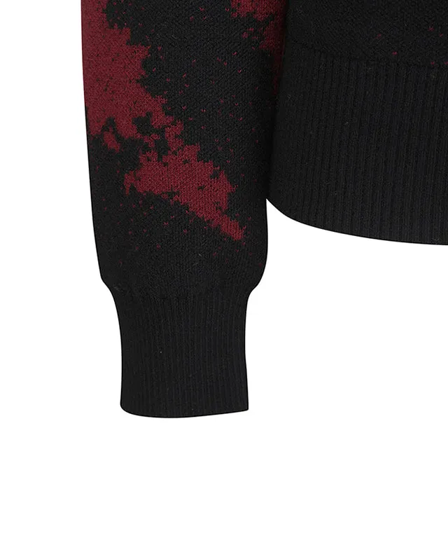 ANEW Golf: Women Cashmere Blend High Neck Sweater - Wine
