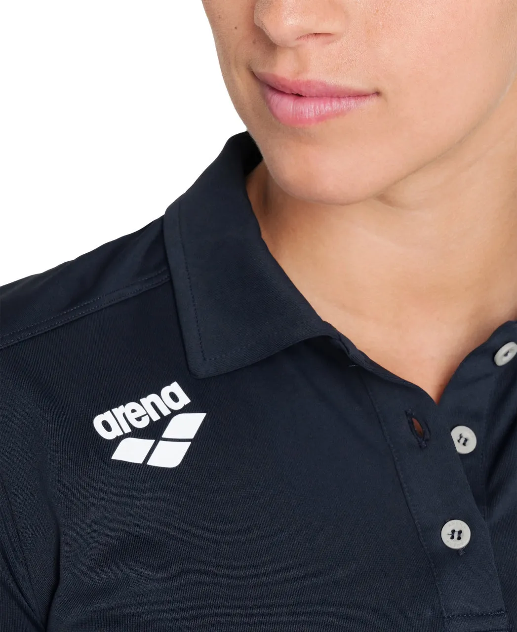 Arena Team Women's Solid Polo Shirt - Navy
