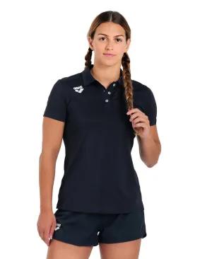 Arena Team Women's Solid Polo Shirt - Navy