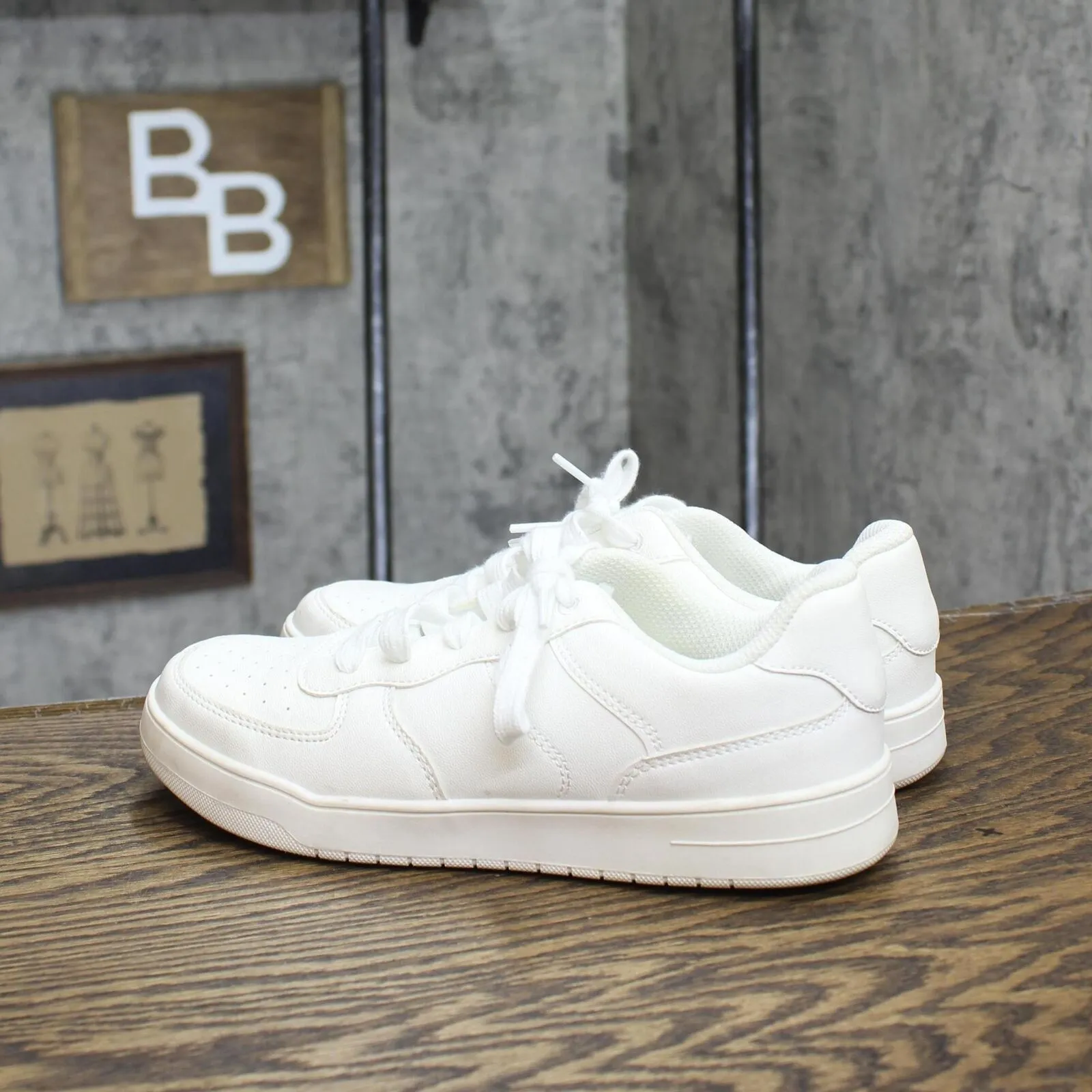 Art Class Girls Youth Lace Up Low Top Sneakers 166c9b17b4b78c White 5