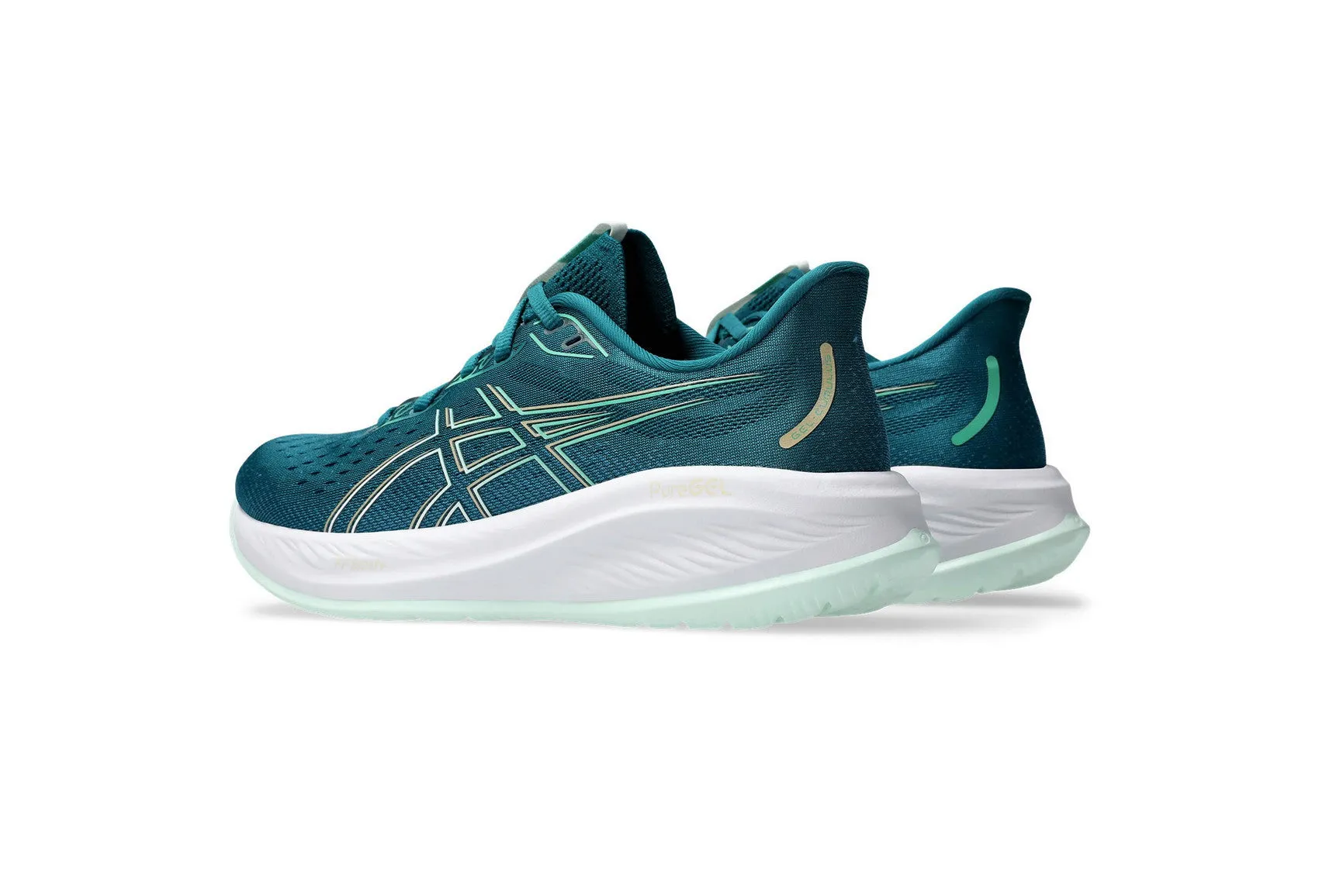 Asics Women's GEL-CUMULUS 26  Running Shoes in Rich Teal/Pale Mint
