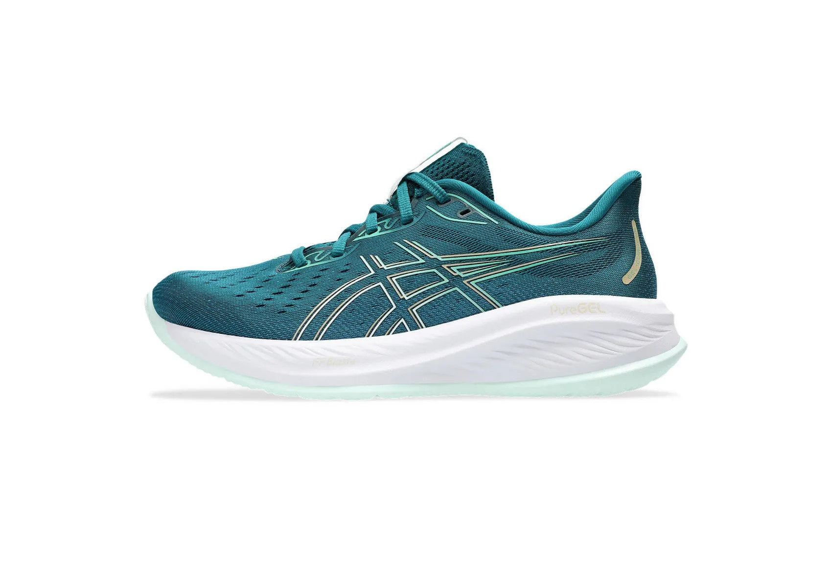 Asics Women's GEL-CUMULUS 26  Running Shoes in Rich Teal/Pale Mint