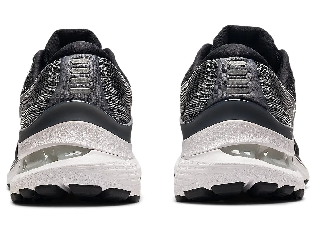 Asics Women's Gel-Kayano 28 Wide (D) Running Shoes in Black/White