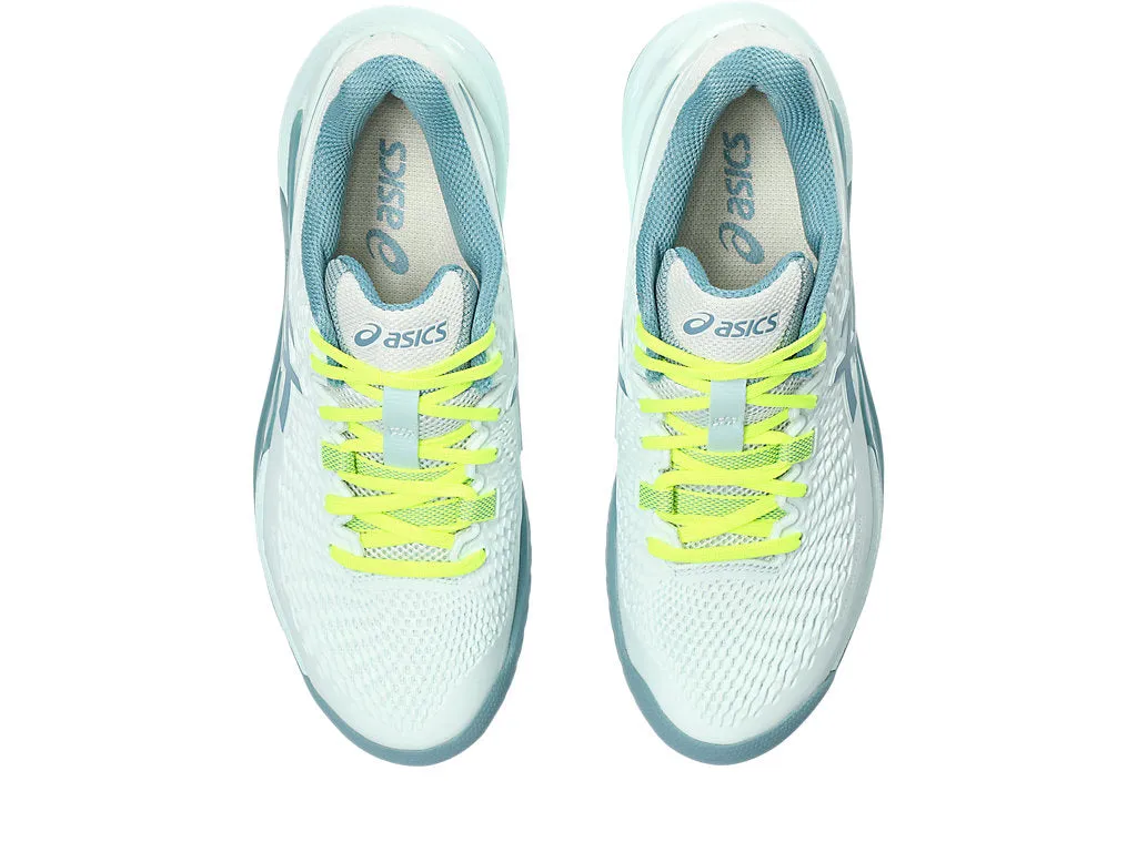 Asics Women's GEL-RESOLUTION 9 CPS Shoes in Soothing Sea/Gris Blue