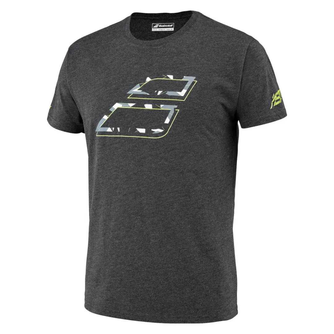 Babolat Aero Cotton Men Tee - Black Heather