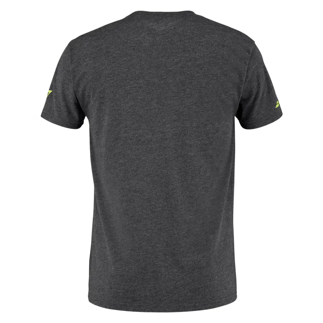 Babolat Aero Cotton Men Tee - Black Heather