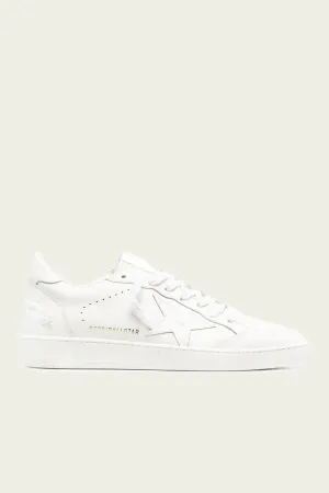 Ball-Star Optic White Leather Men Sneaker